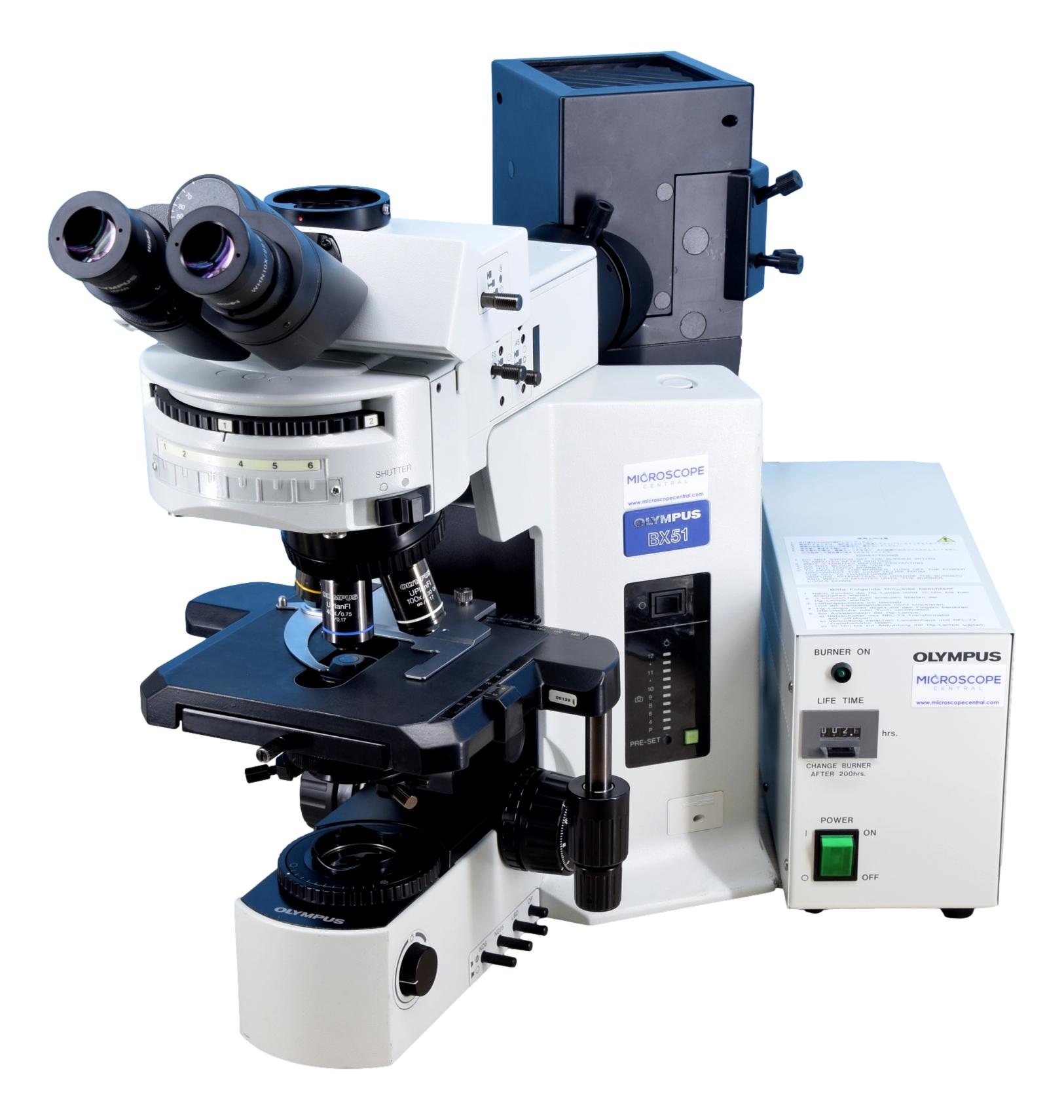 Olympus BX51 Fluorescence | With Warranty – Microscope Central