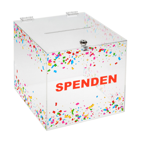 Spendenbox mit Schloss | EH-Designshop