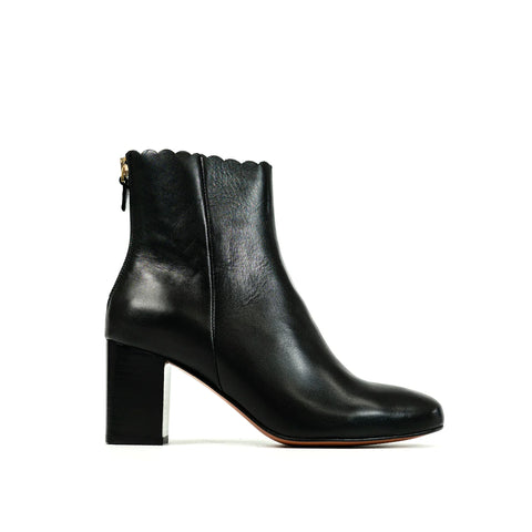 Maison Toufet Black Leather Boot