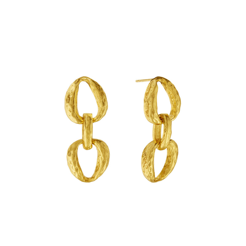 Ines Chain Drop Earrings- Ottoman Hands