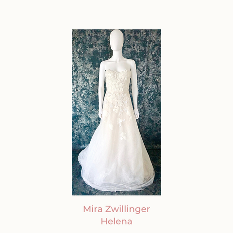 Mira Zwillinger helena gown, modified a-line