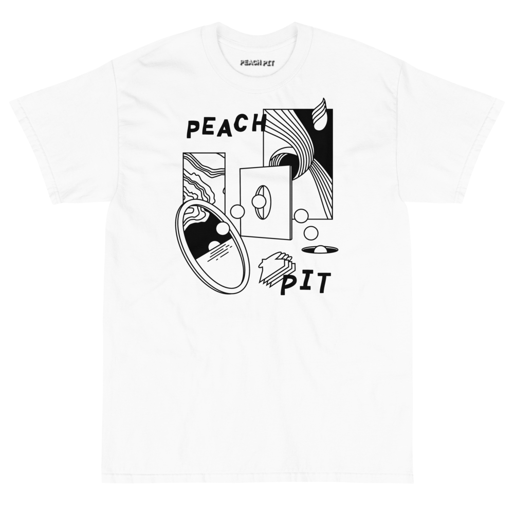 Abstract Tee Peach Pit Merch