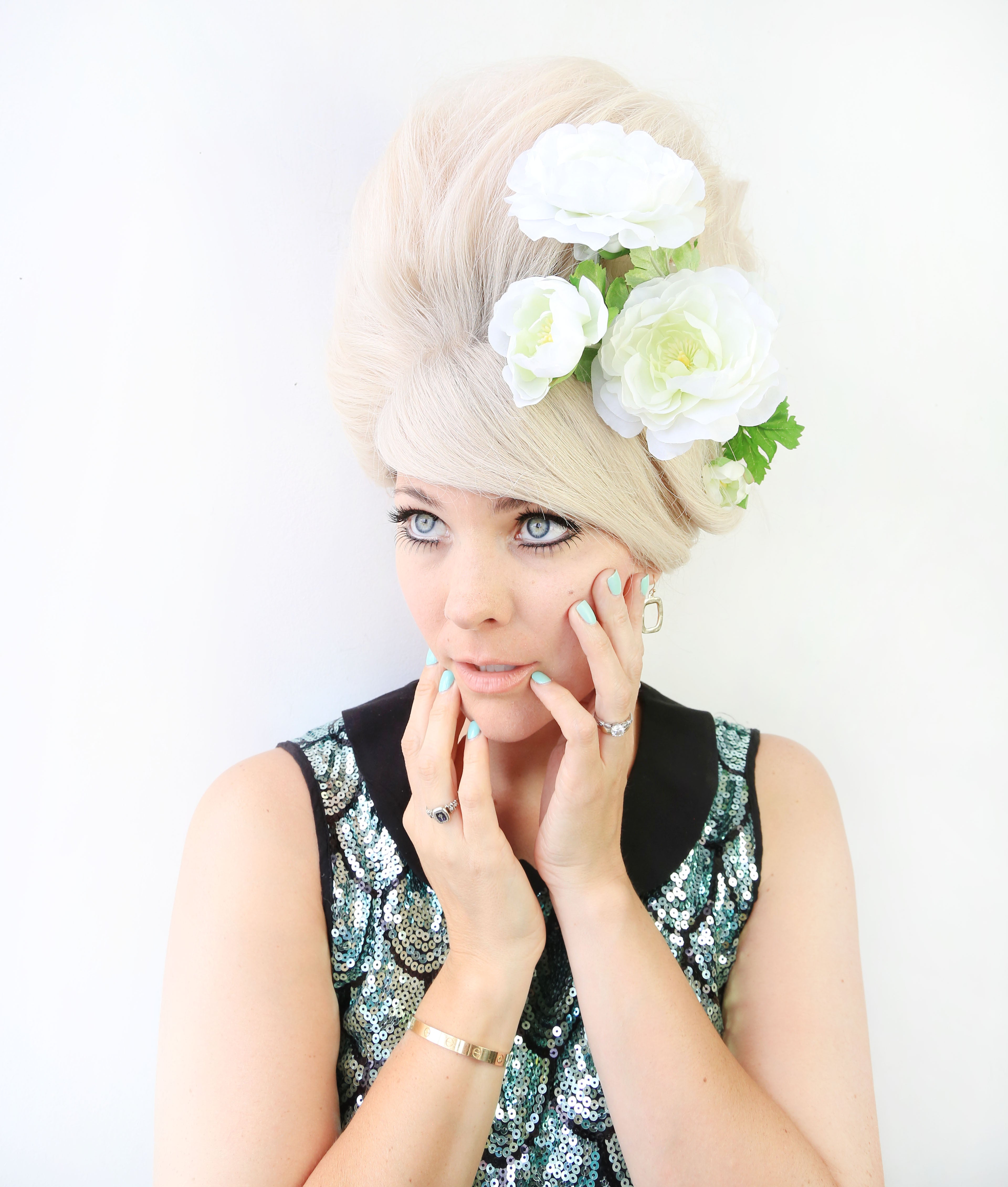 30 Beehive Hairstyles and Video Tutorials to Inspire Your 60s Goddess   All Things Hair US