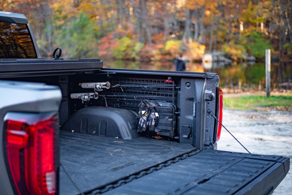 How to travel with rods with a tonneau cover