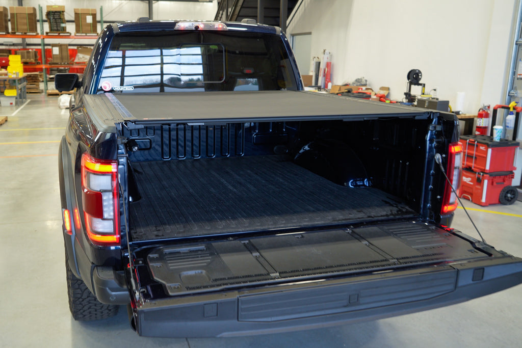 RealTruck BAK Industries RevolverX4S Bed Cover on Raptor Closed