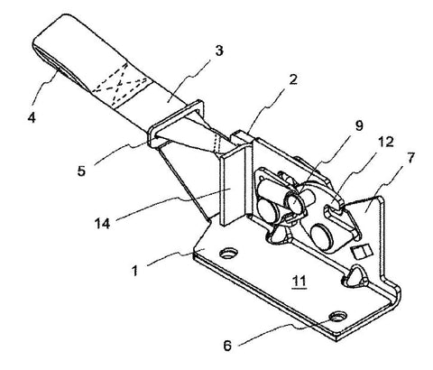 rear seat release patent