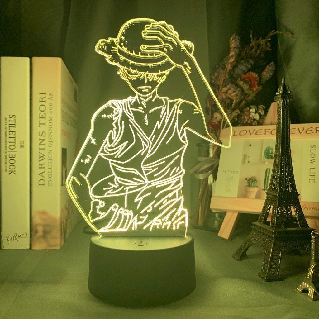 Monkey D Luffy Anime Lamp One Piece Konohalampco