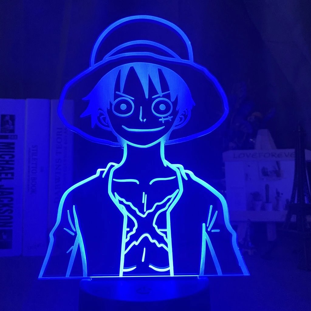 Monkey D Luffy Anime Lamp One Piece Konohalampco