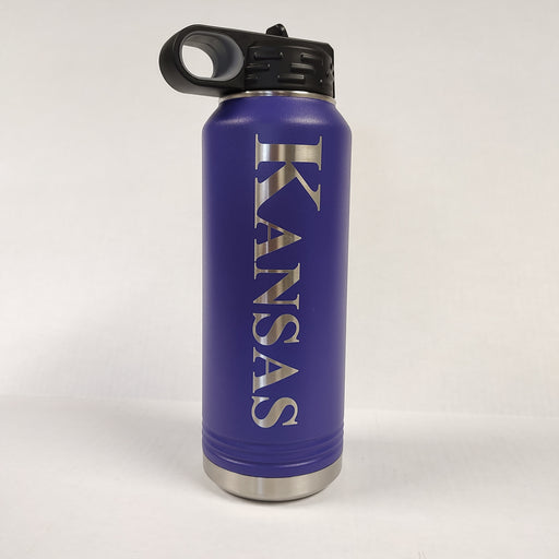 Crayon Kids Water Bottle Personalized Insulated Tumbler — Wichita