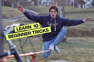 slackline tricks for beginner
