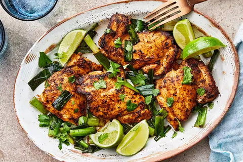 one-pan cilantro-lime chicken recipe and photo by eating well