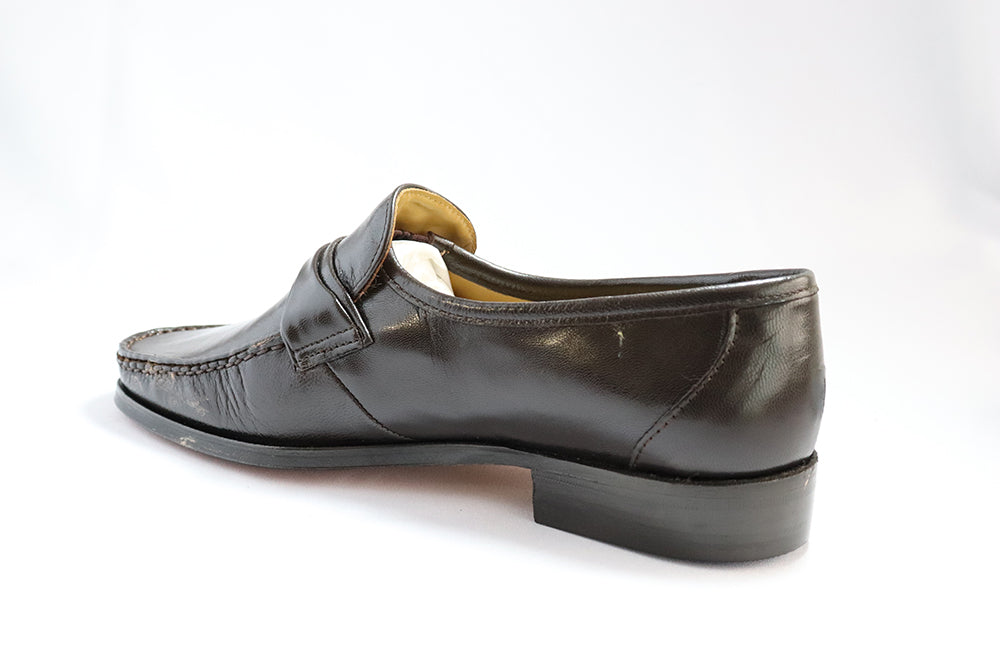 Crockett & Jones Glace Kid - Cafe Slip-On (Genuine Leather Upper and S –  Omar's Tailors & Outfitters