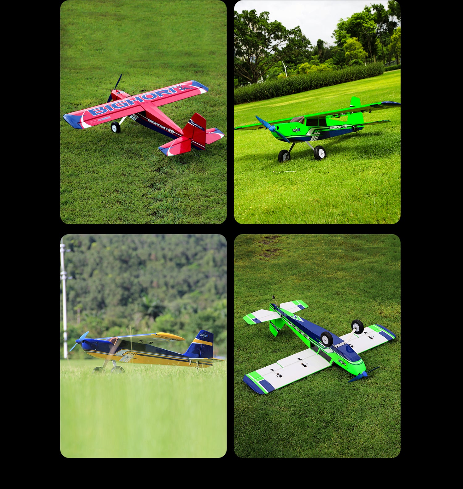 OMPHOBBY BIGHORN 49” Balsa Airplane Details