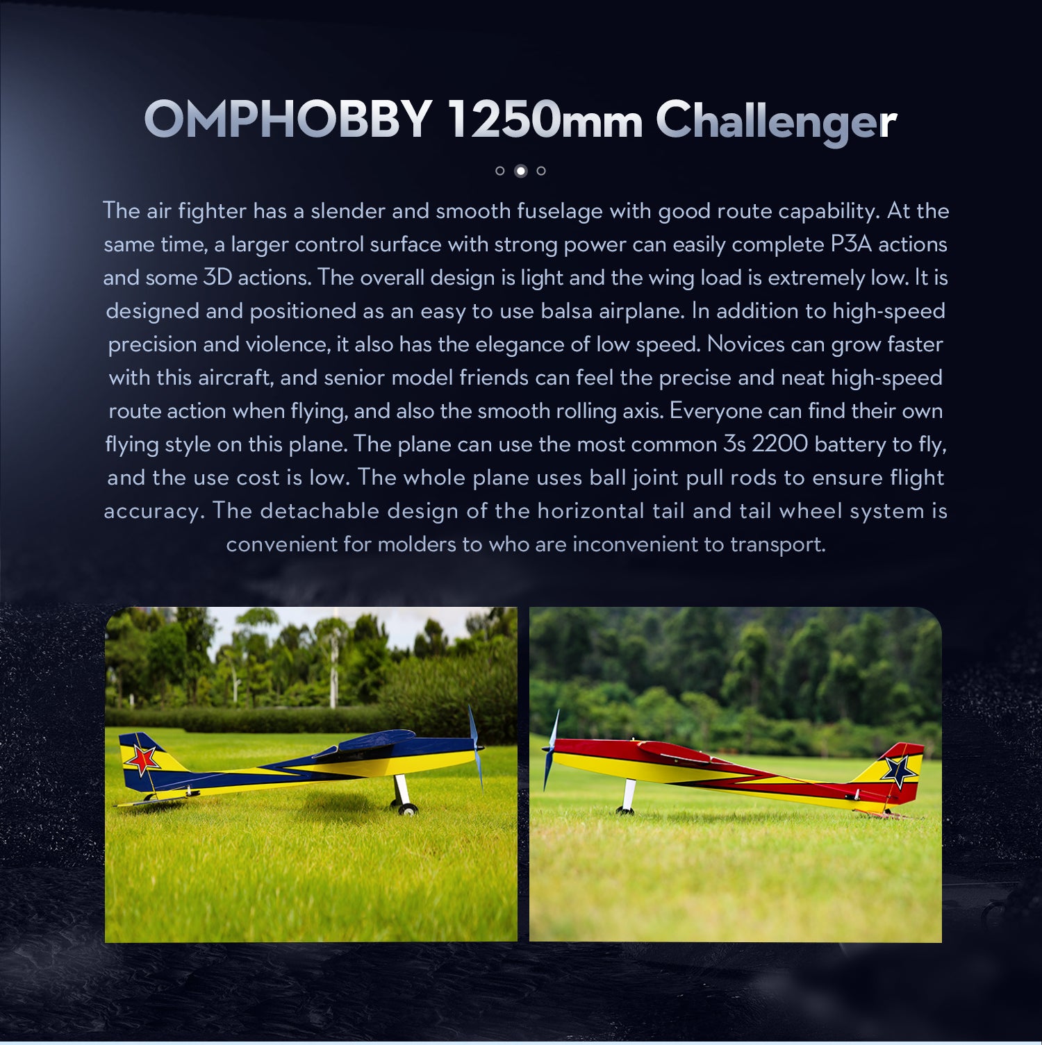 OMPHOBBY Challenger Description