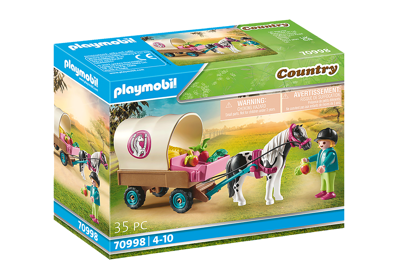 nachtmerrie zelfmoord Meevoelen Playmobil Country Pony Wagon 70998 – Two Kids and A Dog