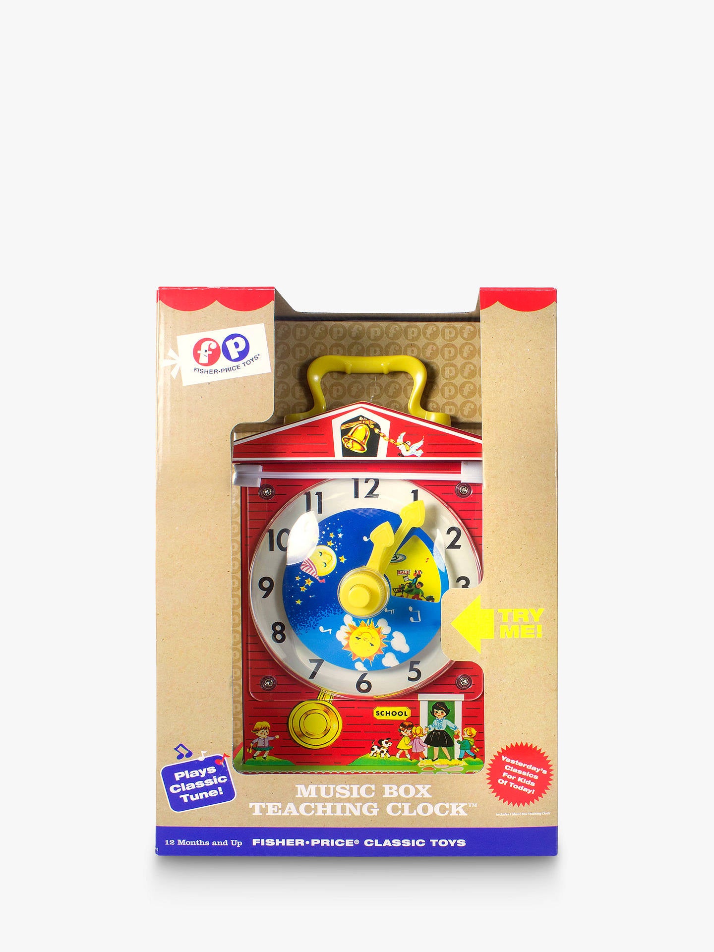 fisher price teaching clock