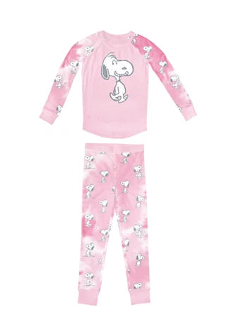 Munki Munki Peanuts Snoopy Pink Tye Dye – Two Kids and A Dog