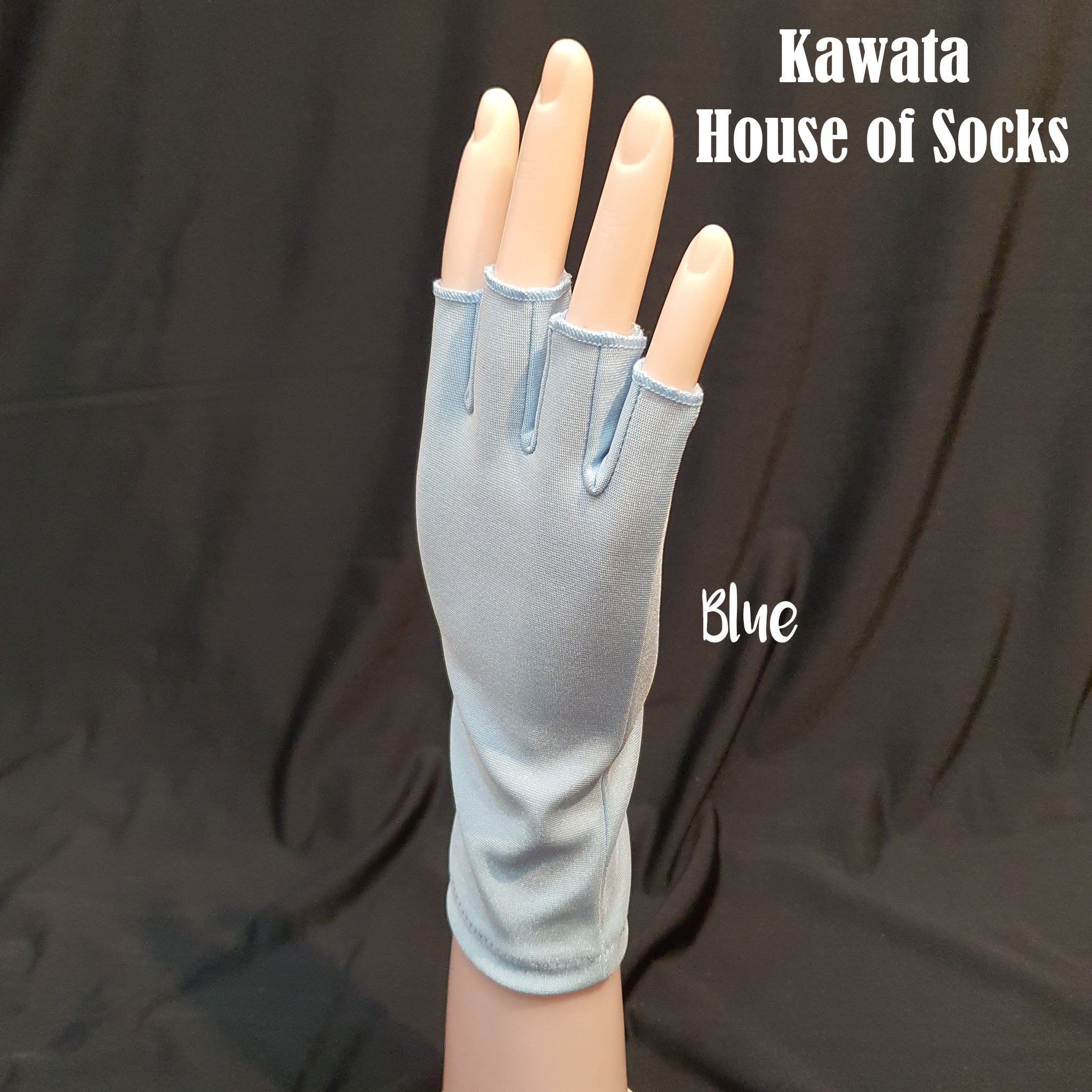 fingerless gloves satin