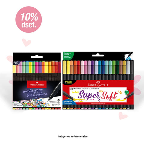 ECO LAPICES FABER CASTELL X 50 (COD120750) SUPERSOFT