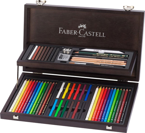 🎨 🖌 Faber-Castell Estuche De Metal 48 Lápices Color