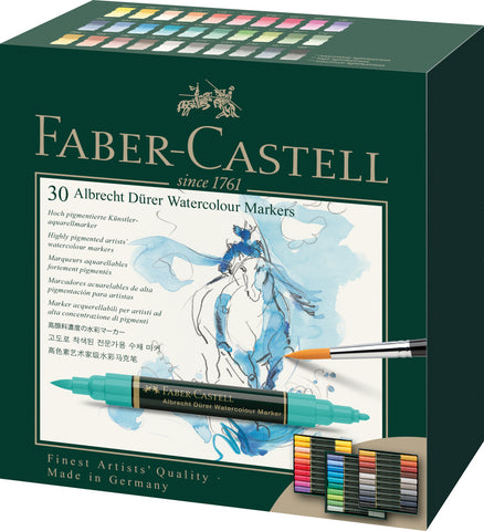 30 Lápices de color acuarelables Albrecht Dürer Magnus - Estuche de ma –  Faber-Castell Perú