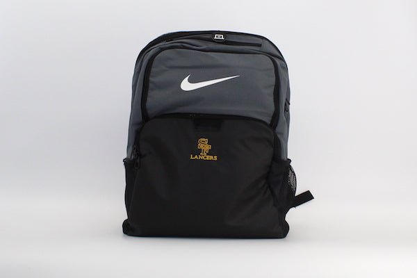 grey nike school bag