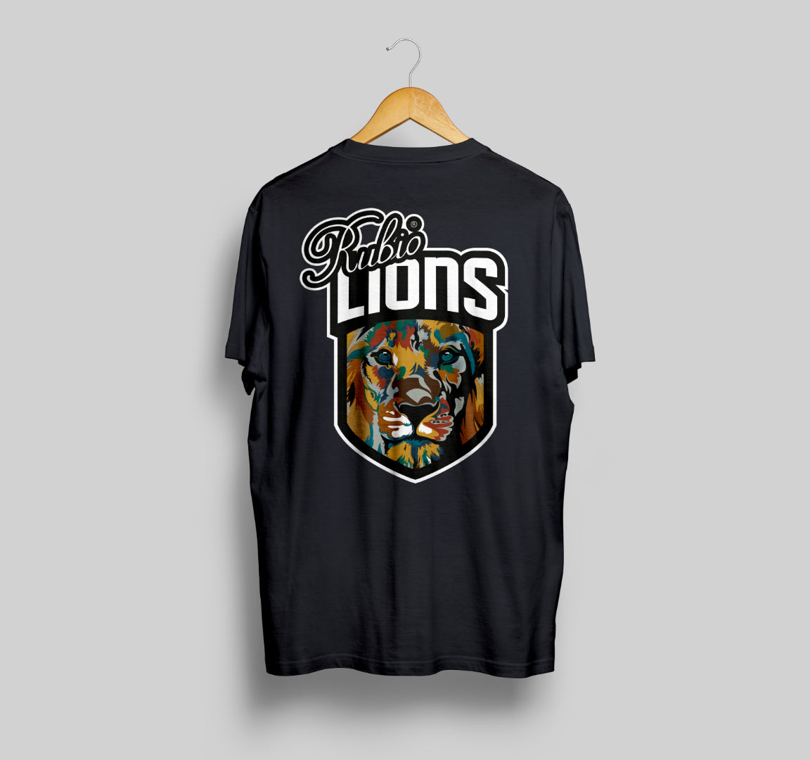 Rubio Lions T-shirt Zwart Optie 2