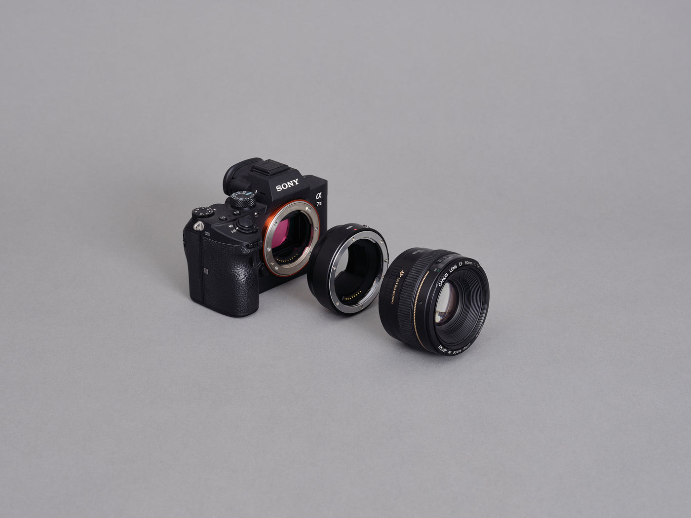 Canon (EF/EF-S) Lens Mount to Sony E Camera Mount (Electronic)