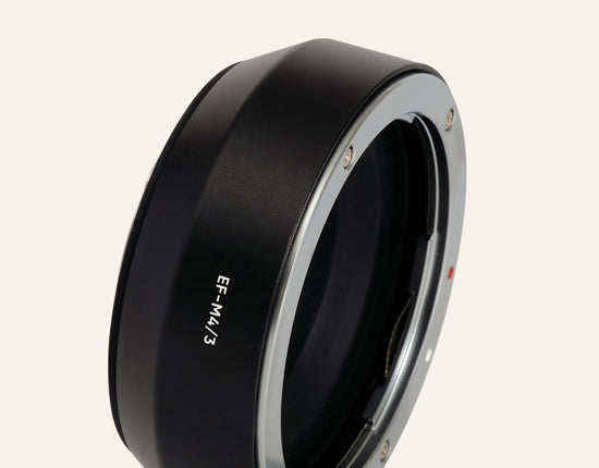 Canon (EF / EF-S) Lens Mount to Micro Four Thirds (M4/3) Camera Mount (Electronic)