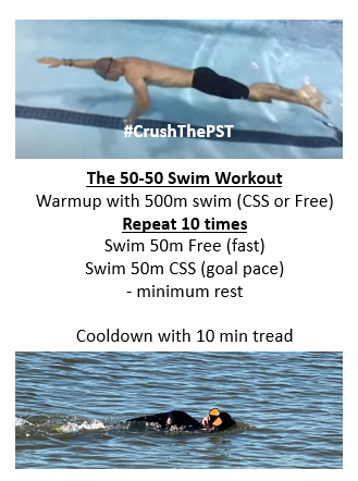 THE 50-50 Workout (Crush the Swim Test in Less than a Month