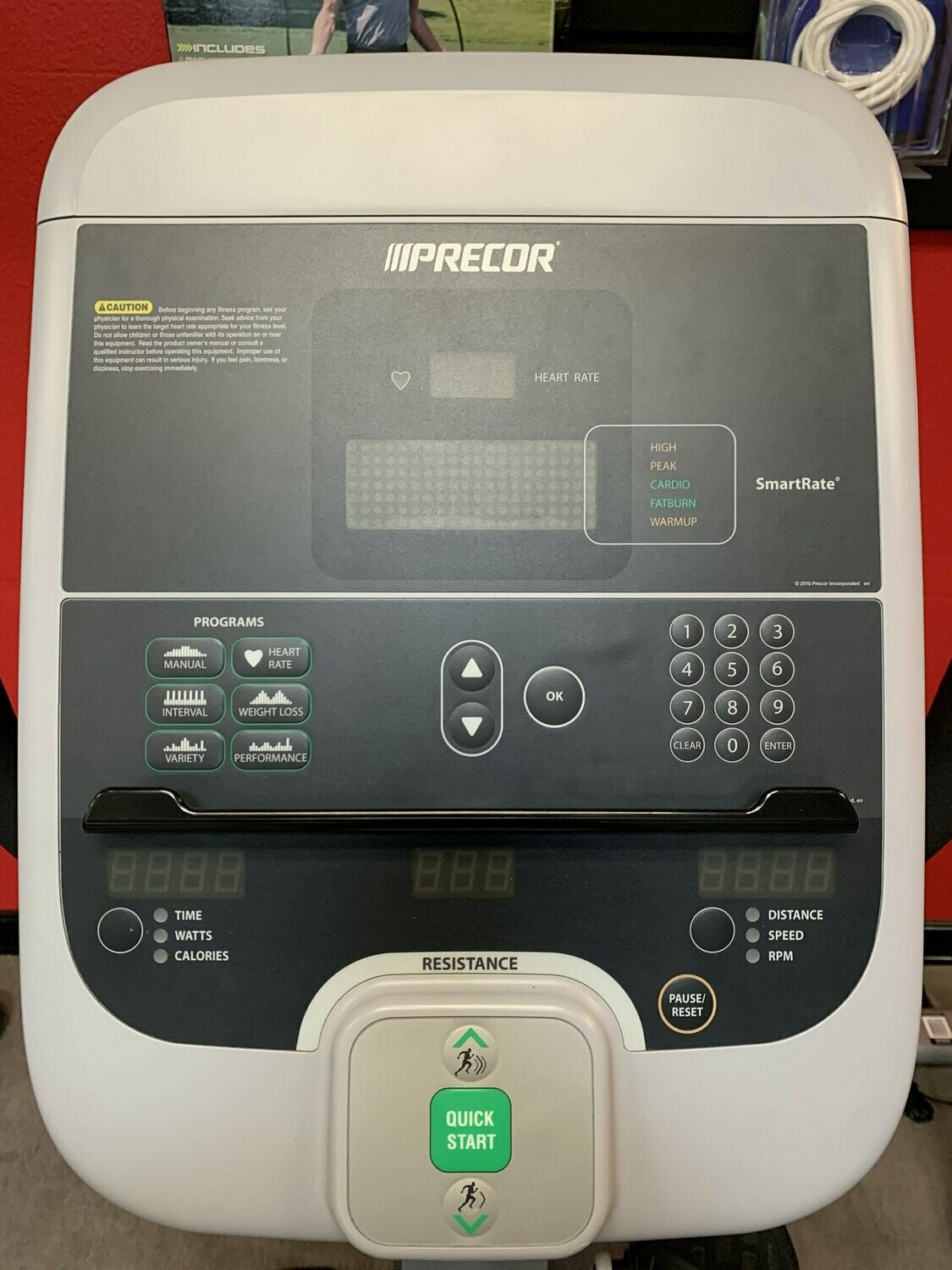 precor recumbent bike used