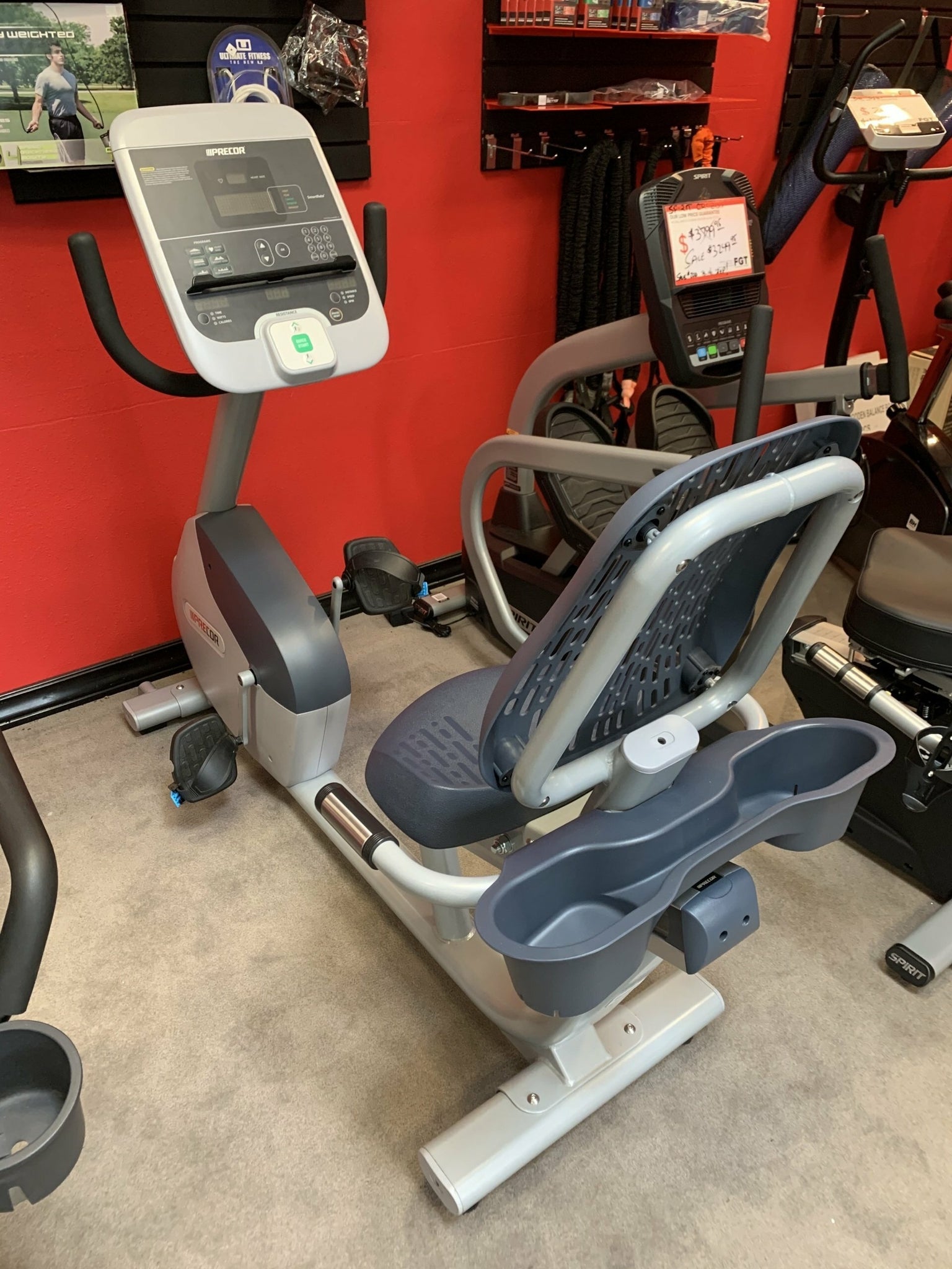 precor recumbent bike used