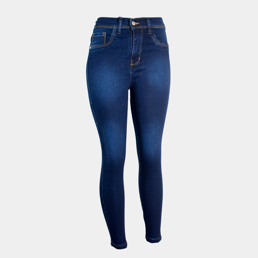 Jeans con bolsillos en pretina alta - diseño exclusivo | yes
