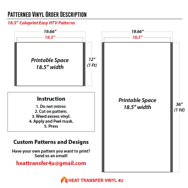 Patterned Vinyl Description