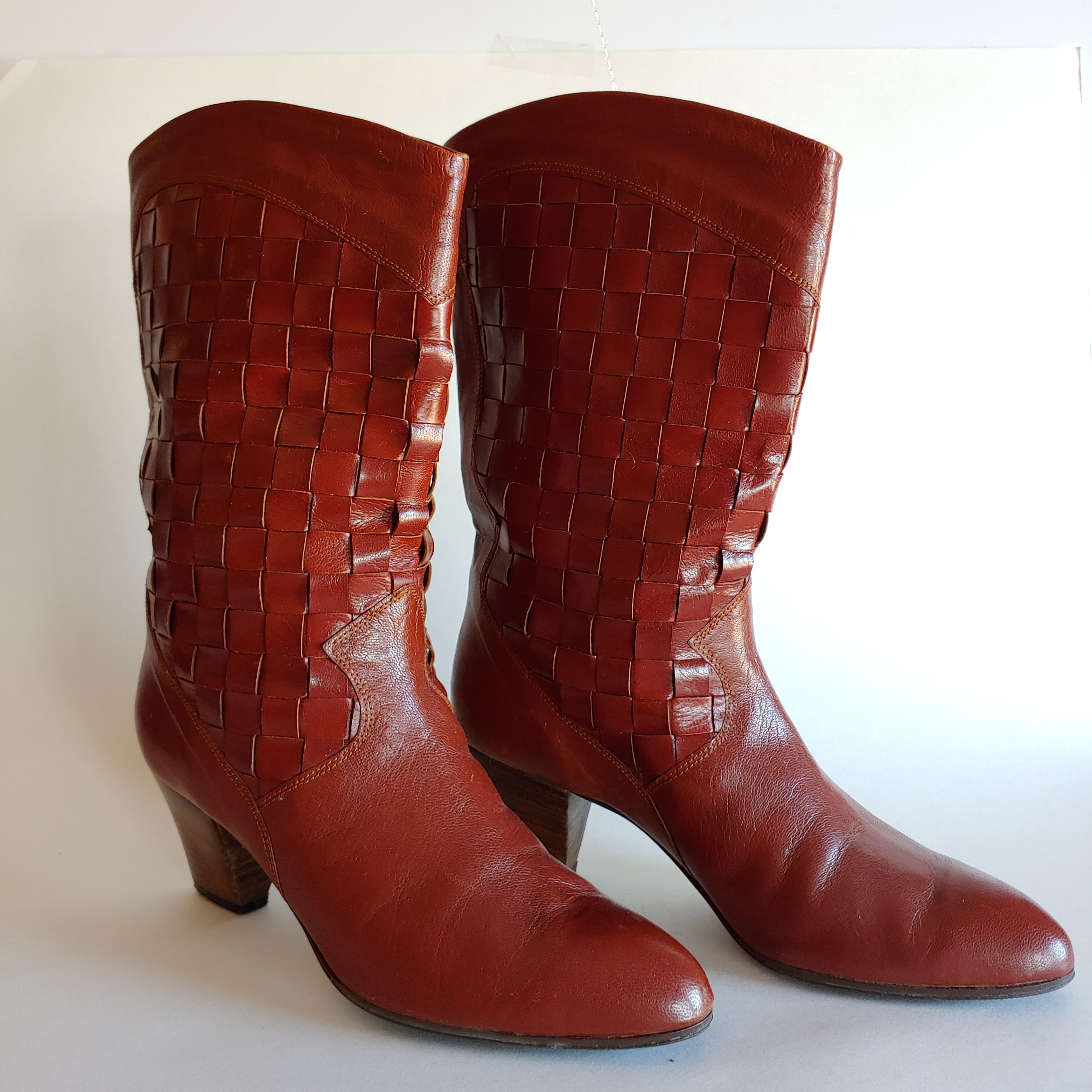 frye woven boots