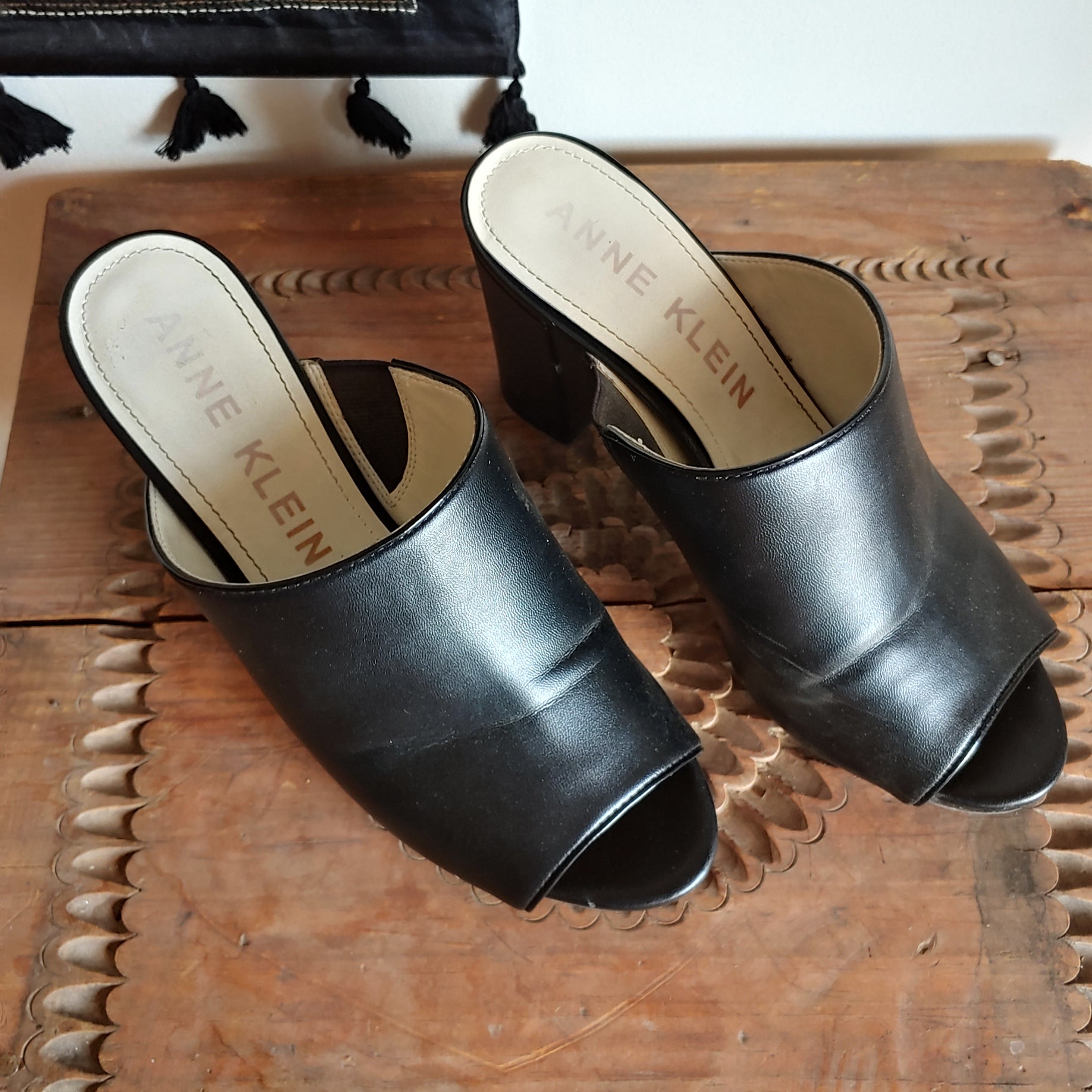 anne klein vintage mule