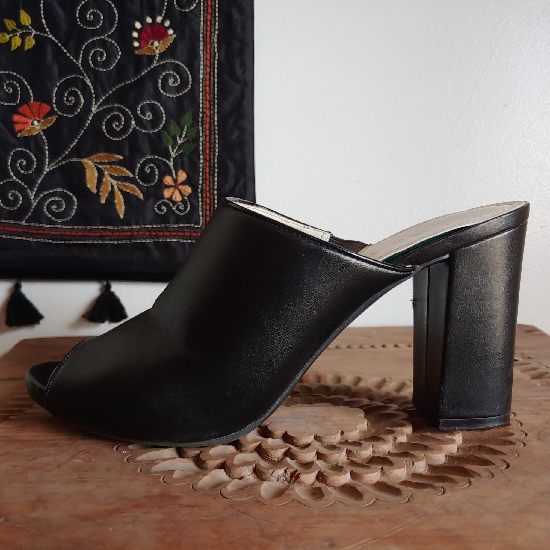 anne klein vintage mule