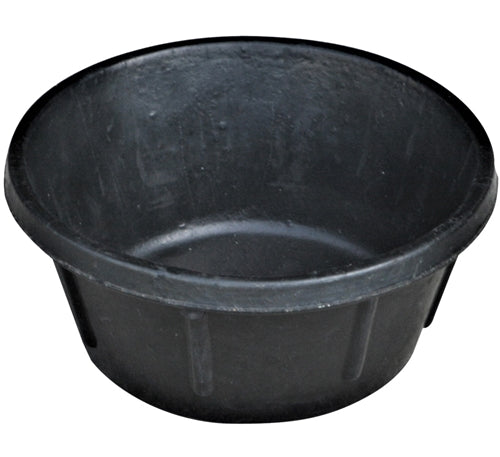Rubber Pan (Black) - Double-Tuf - Heavy Duty Rubber Utility Bucket for  Feeding, Watering, & Storage (2 Quart) (Item No. RT00252)