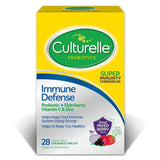 Culturelle Immune Defense, Probiotic + Elderberry, Vitamin C and Zinc, Immune Support for Men and Women, Mixed Berry Chewables, 28 Count