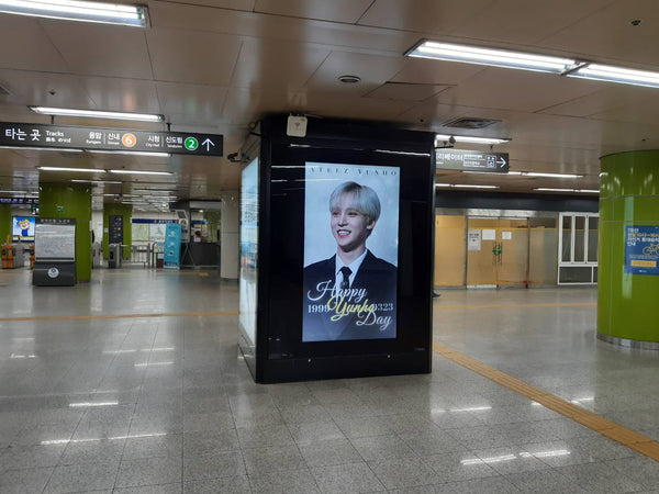 韓国　駅　地下鉄　広告　費用　代行