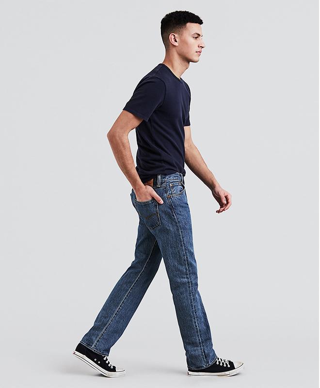 Spædbarn mål Ansigt opad Levis 501 - Stonewash Men's Denim Straight Leg trousers - Modern4U