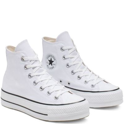 canvas platform black converse