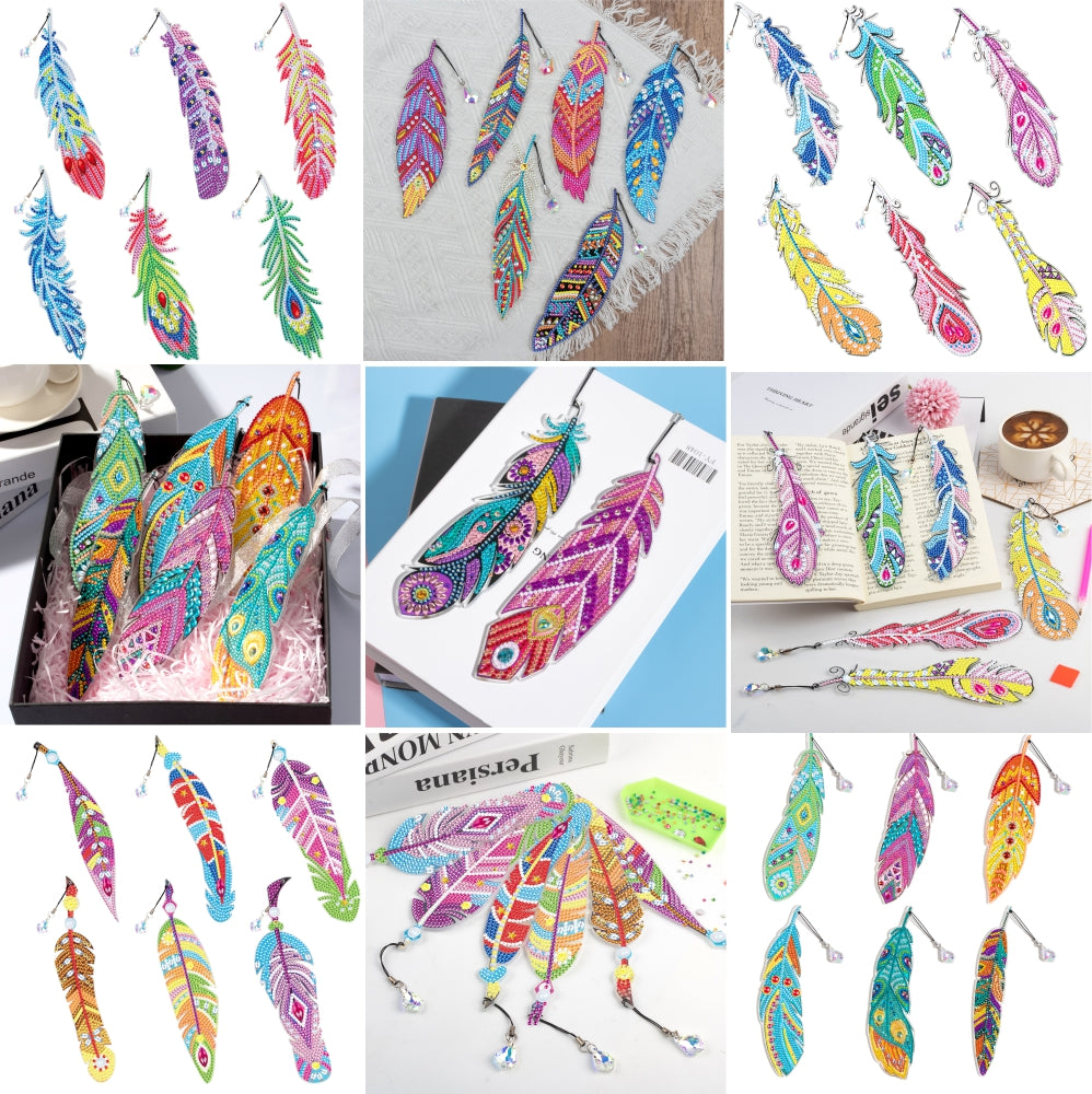 DIY Diamond Painting Bookmark  2 Butterflies – Hibah-Diamond painting art  studio