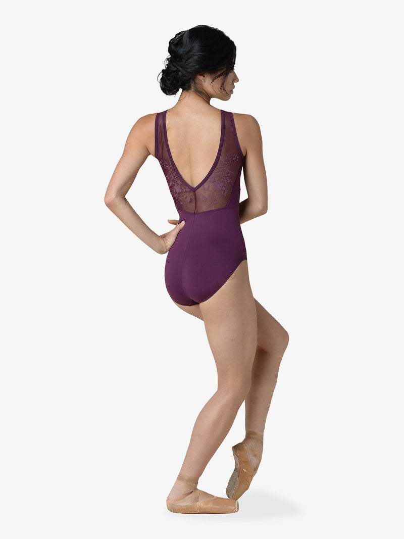 DANZNMOTION Womens Boat Neck Tank Leotard ダンズンモーション