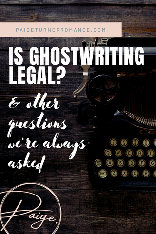 Is ghostwriting legal?