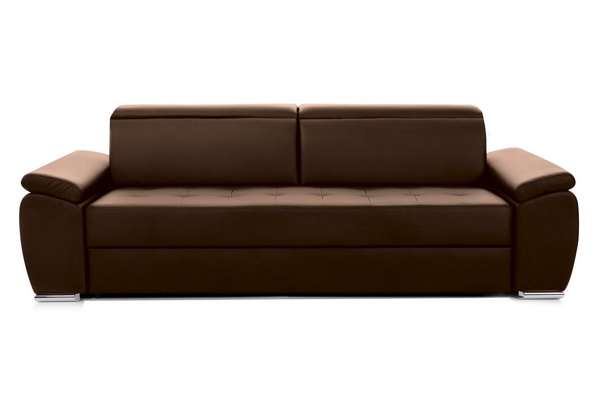 Canapea Extensibilă 3 locuri TRENDY, cu tetiere reglabile, 250x105x105 cm