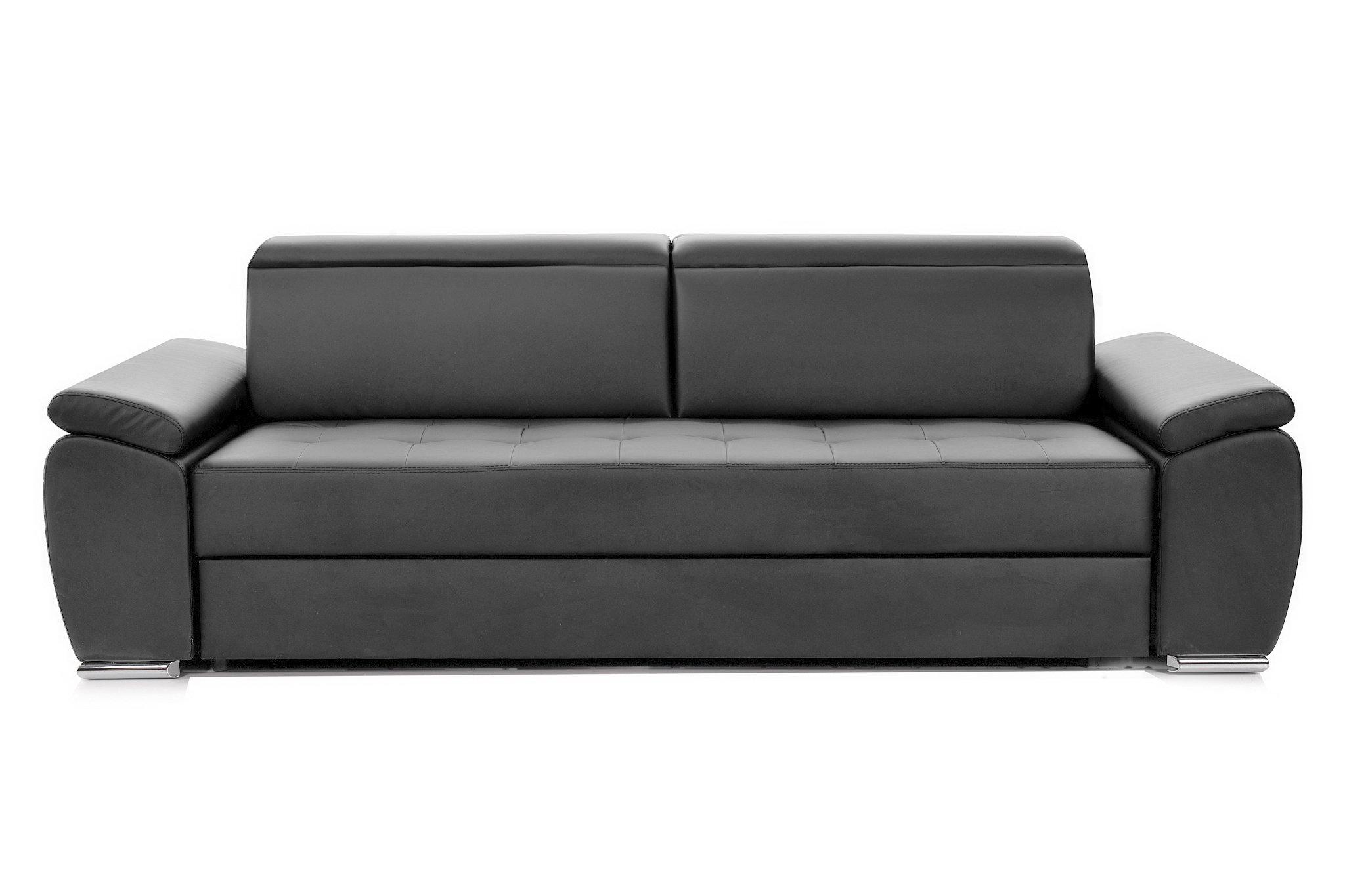 Canapea Extensibilă 3 locuri TRENDY, cu tetiere reglabile, 250x105x105 cm