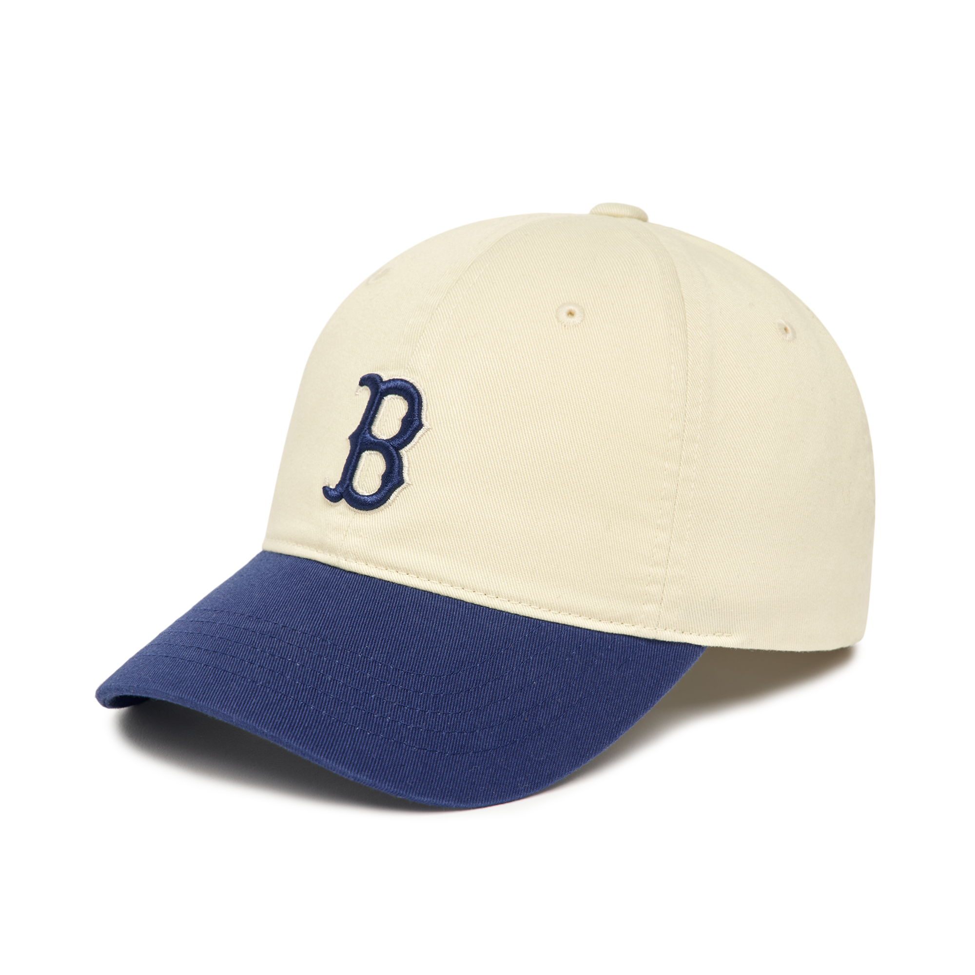 Mũ MLB Monogram Nylon Jacquard Structure Ball Cap Boston Red Sox Nâu B   soiauthenticvn