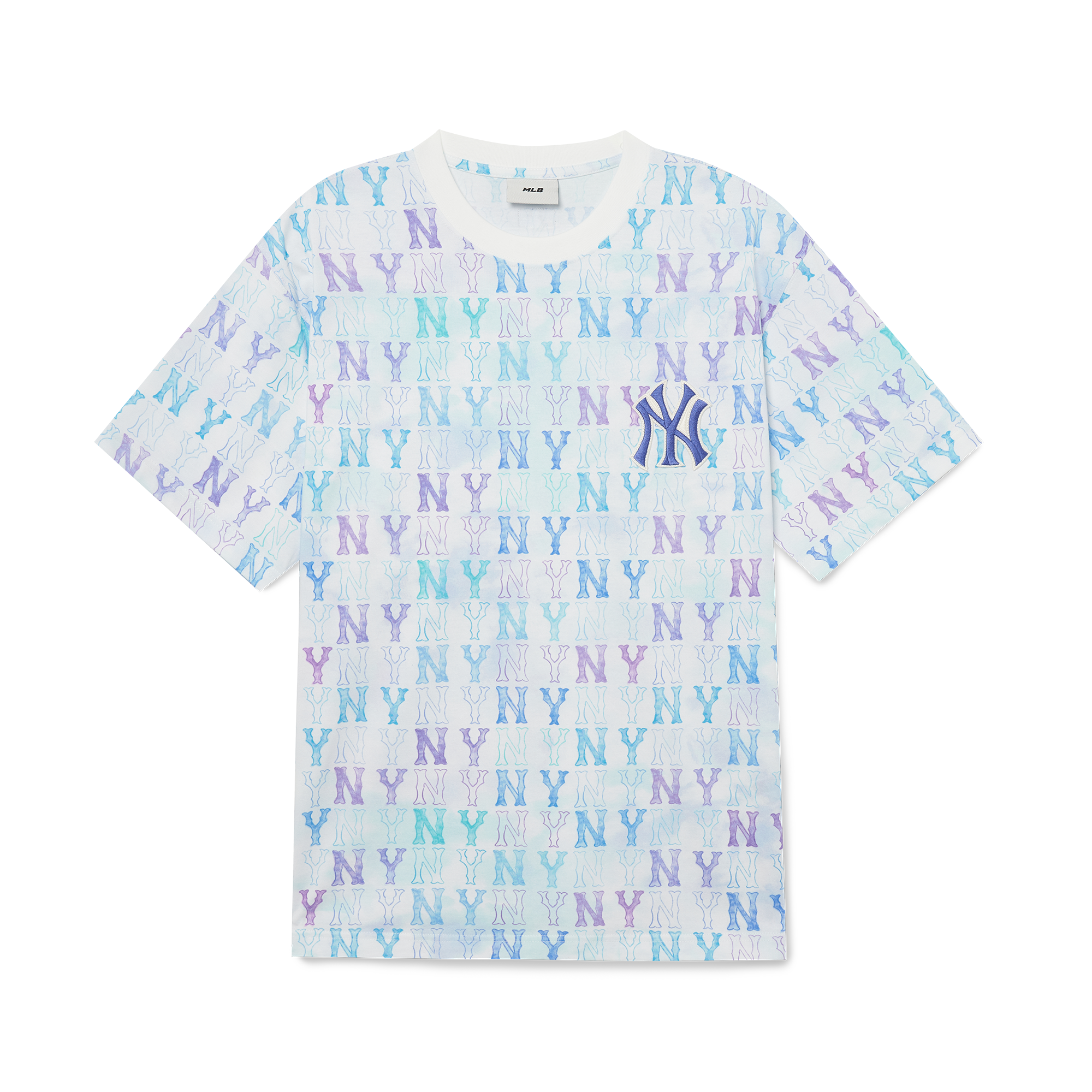 MLB Paisley Bag Logo Short Sleeve Tshirt New York Yankees WHITE   ANORAVN