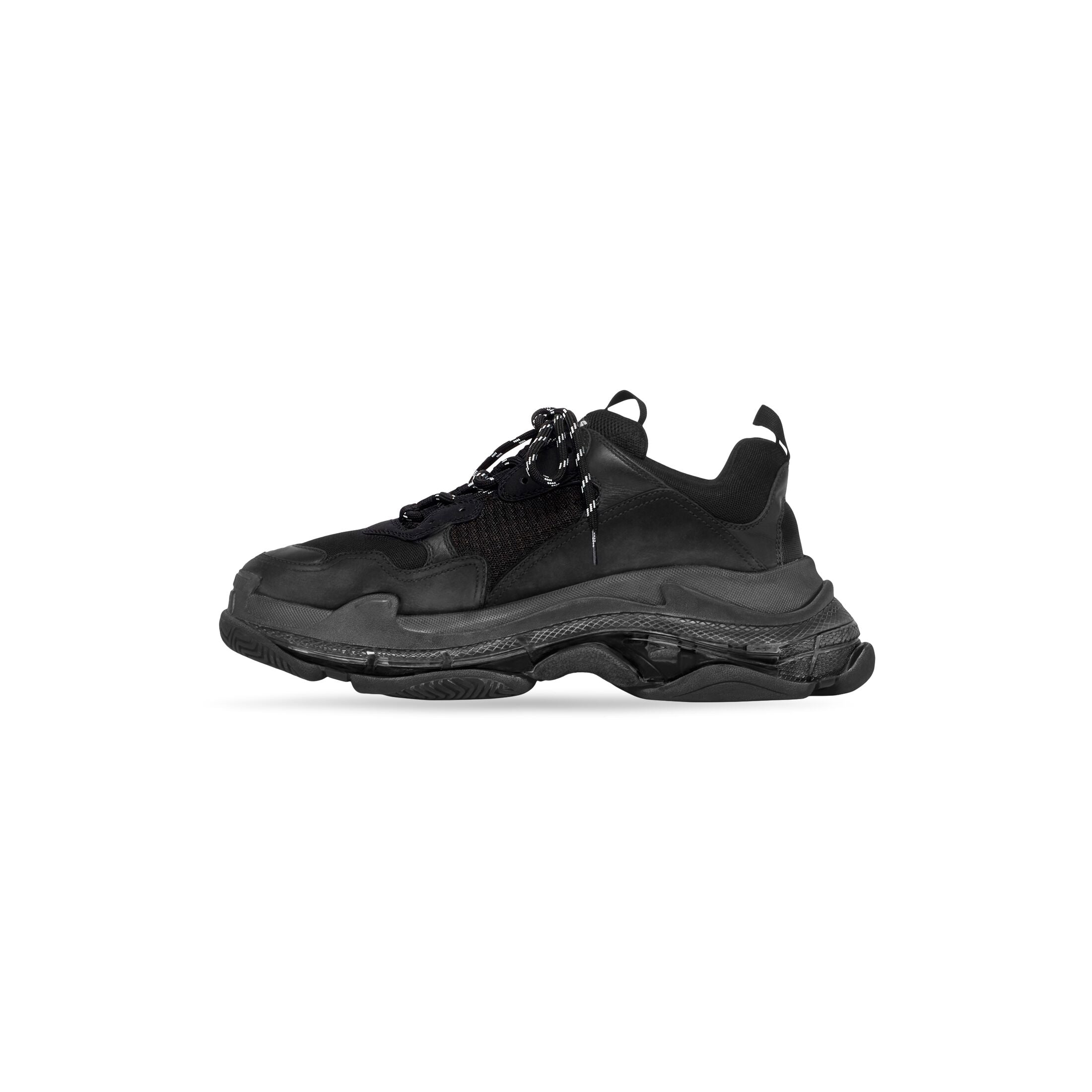 BALENCIAGA TRIPLE S AIR SOLE FULL BLACK